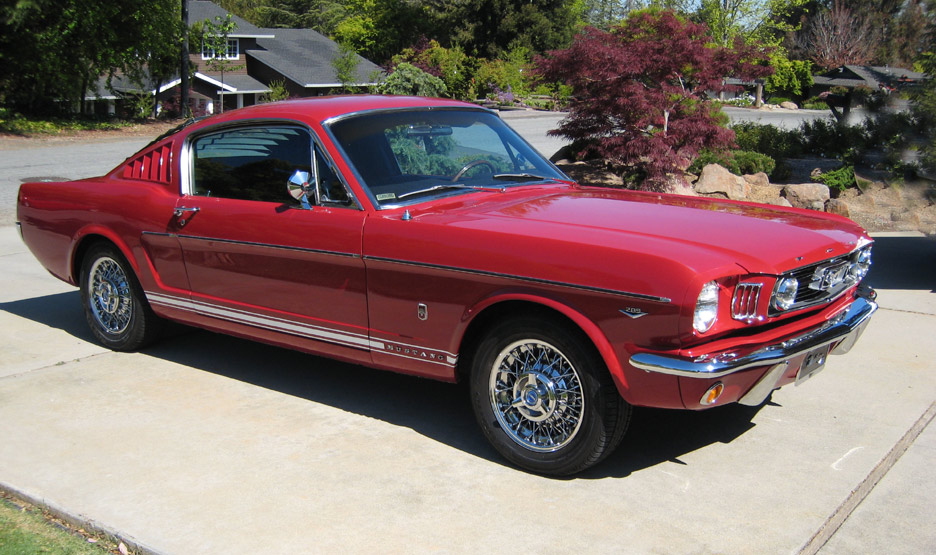 Below left 1966 Ford Mustang GT Fastback from San Jose California