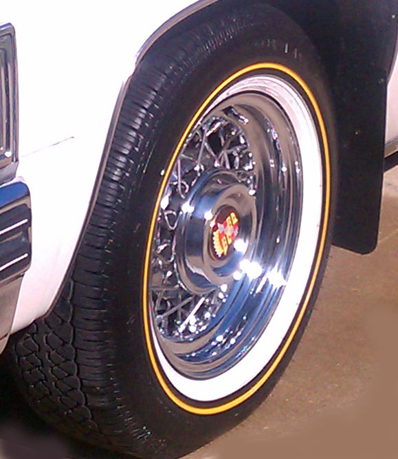 Cadillac Wire Wheels Cadillac White wall Tires True Spokes