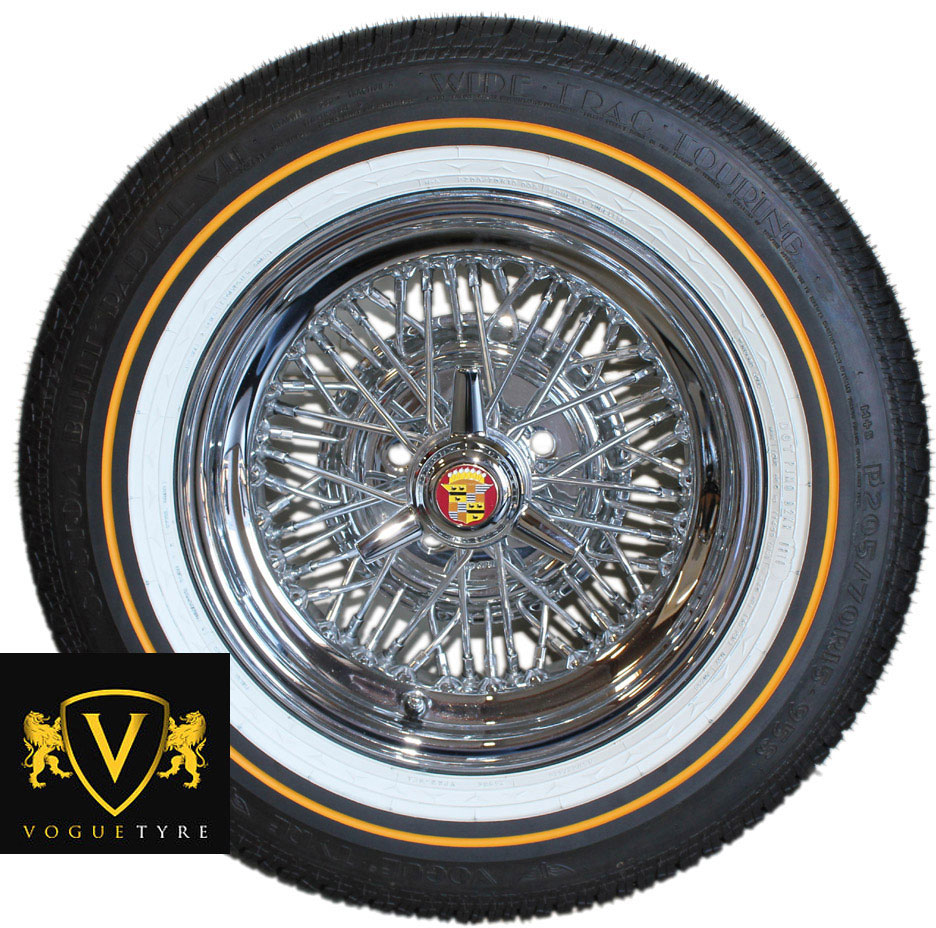 Cadillac Brougham 50 Wire Wheels Vogue Tires Truespoke